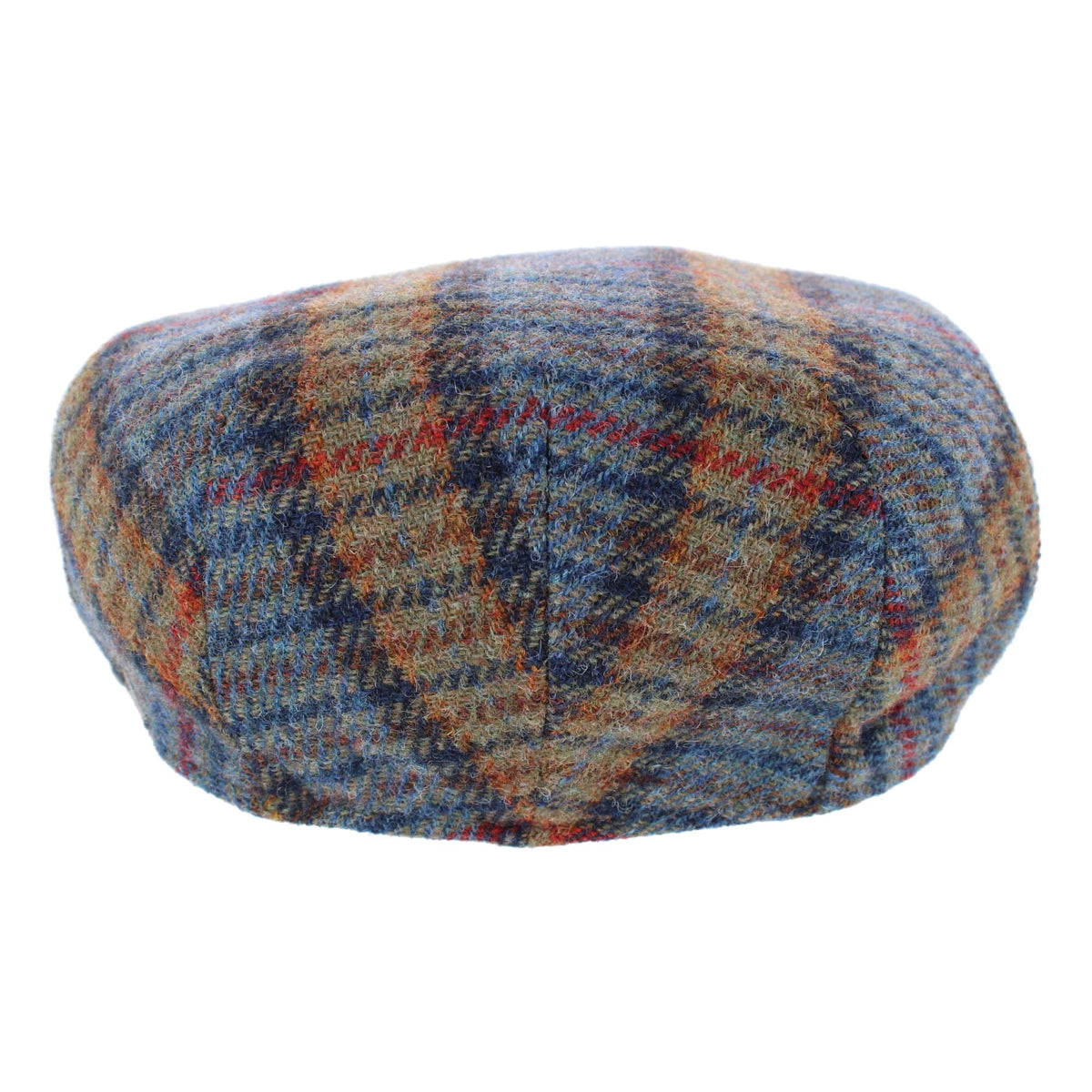 Wigens Men's Rustic Check Ivy Contemporary Cap - Blue