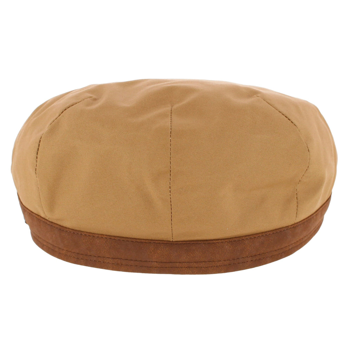 Wigens Men's Waxed Vintage Ivy Cap - Beige