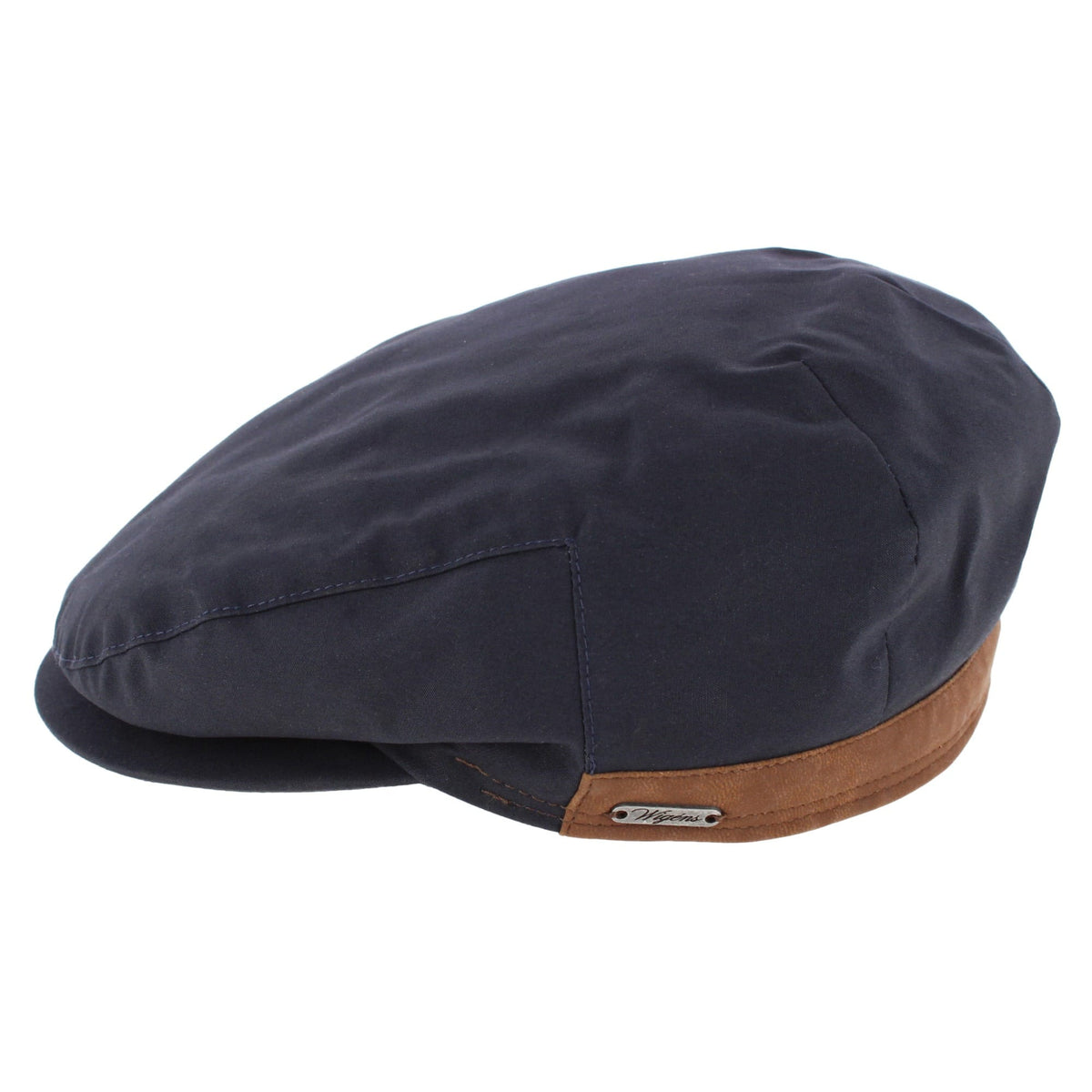 Wigens Men's Waxed Vintage Ivy Cap - Navy