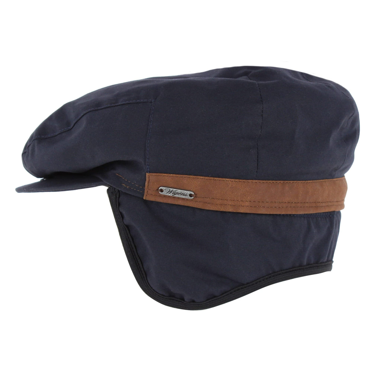 Wigens Men's Waxed Vintage Ivy Cap - Navy