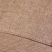 Wigens Men's Hopsack Linen Contemporary Baseball Cap - Light Brown