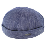 Men's Denim Linen Docker Cap