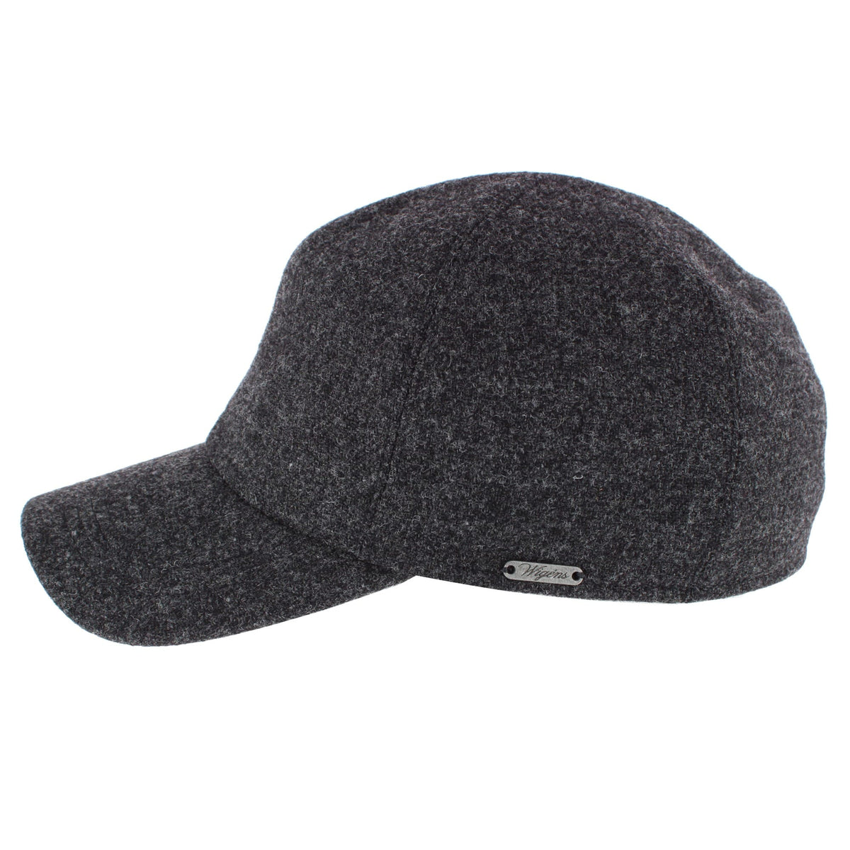 Wigens Men's Shetland Wool Earflap Cap - Dark Gray