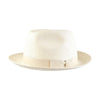 Men's Classic Straw Fedora with Grosgrain Hatband