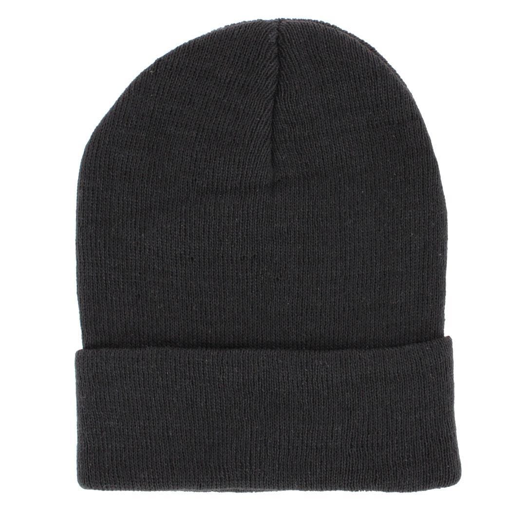 CTM® Adult One Size Winter Beanie Hat Gloves and Scarf Set by Wootie - Black