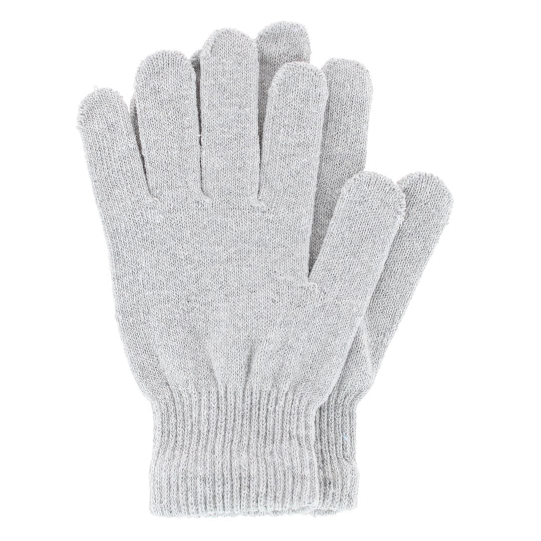 CTM® Adult One Size Winter Beanie Hat Gloves and Scarf Set by Wootie - Gray