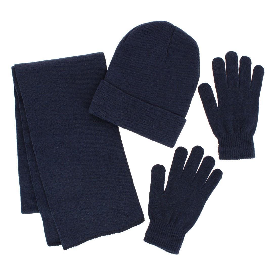 CTM® Adult One Size Winter Beanie Hat Gloves and Scarf Set by Wootie