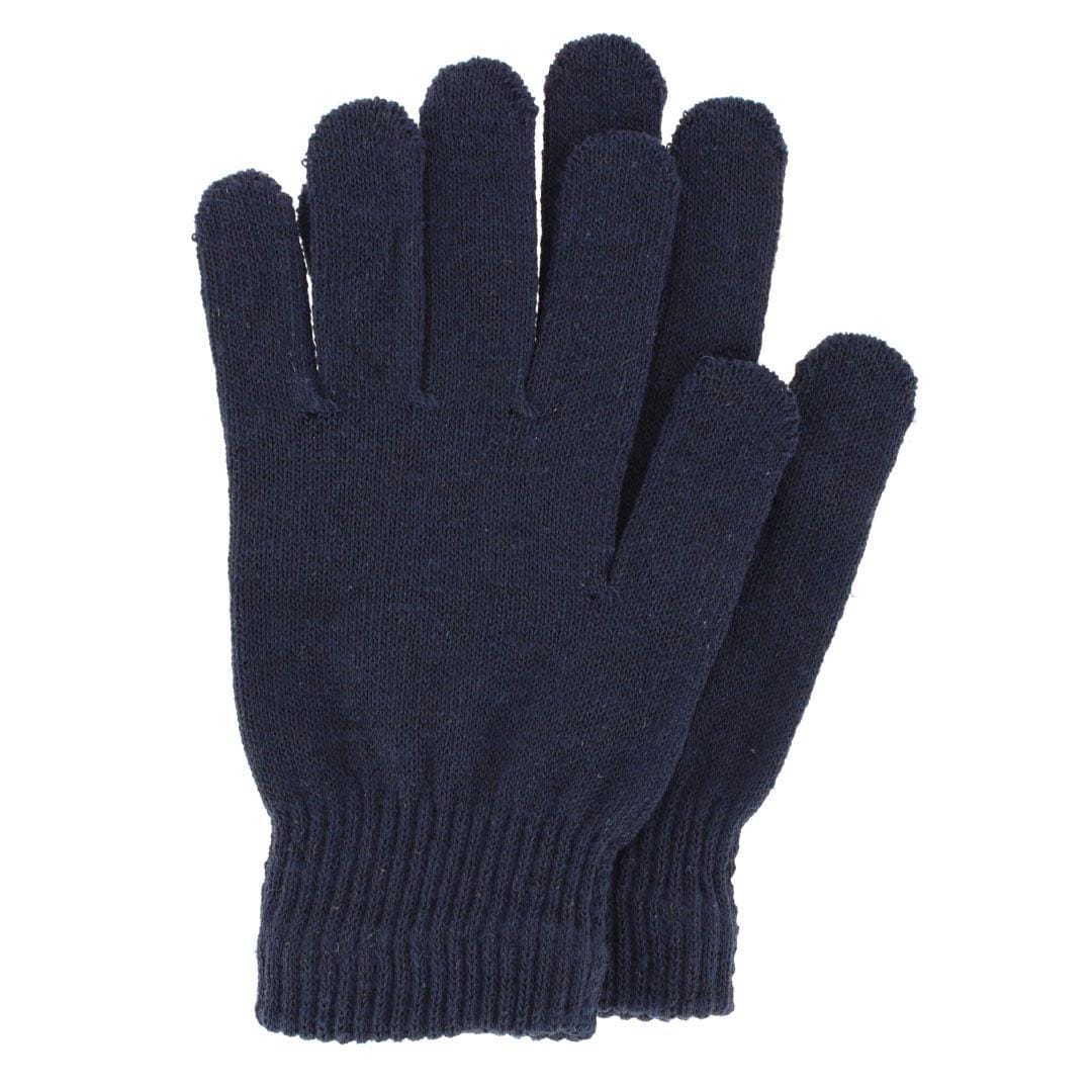 CTM® Adult One Size Winter Beanie Hat Gloves and Scarf Set by Wootie - Navy