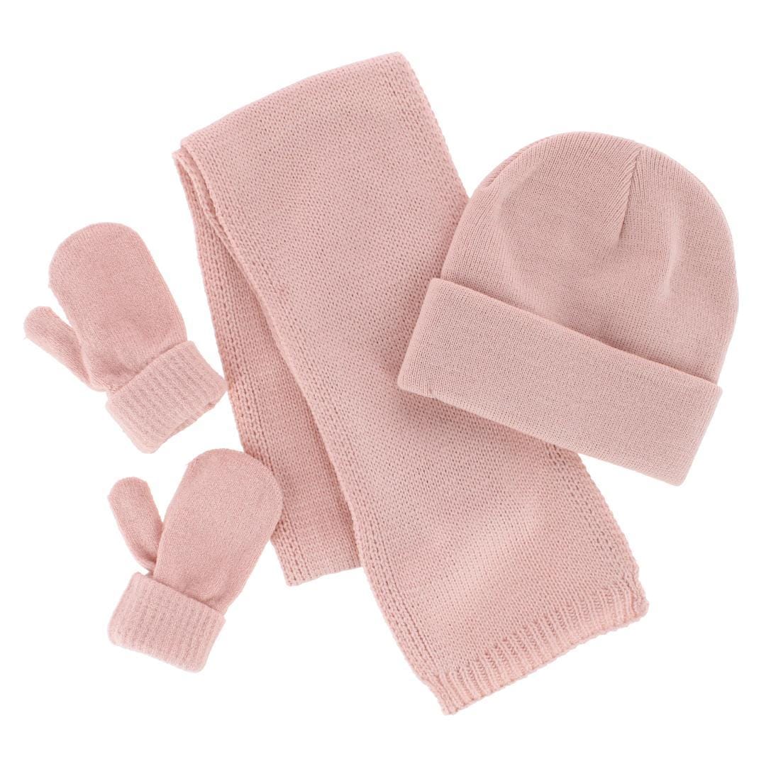 CTM® Kids' One Size Winter Beanie Hat Mitten and Scarf Set by Wootie