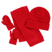 Kids' One Size Winter Beanie Hat Mitten and Scarf Set by Wootie
