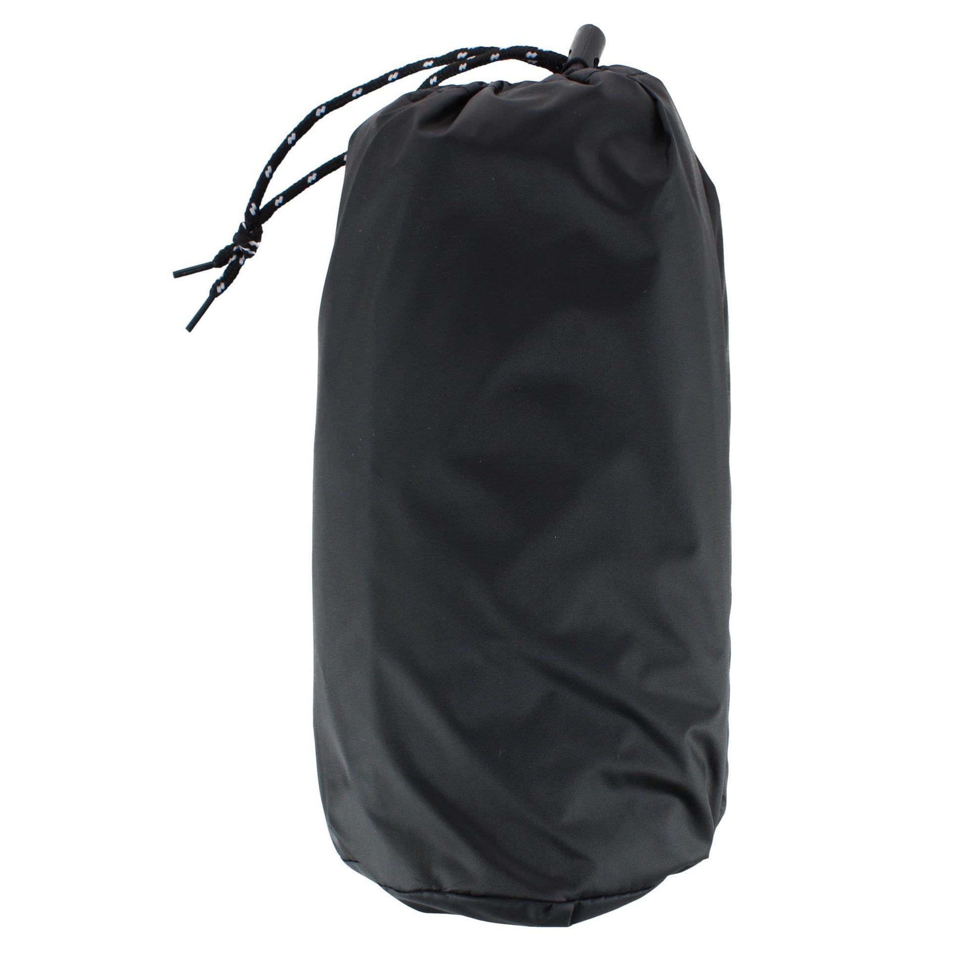 CTM® Adult Reusable Water Resistant Rain Jacket with Hood and Pockets - Black