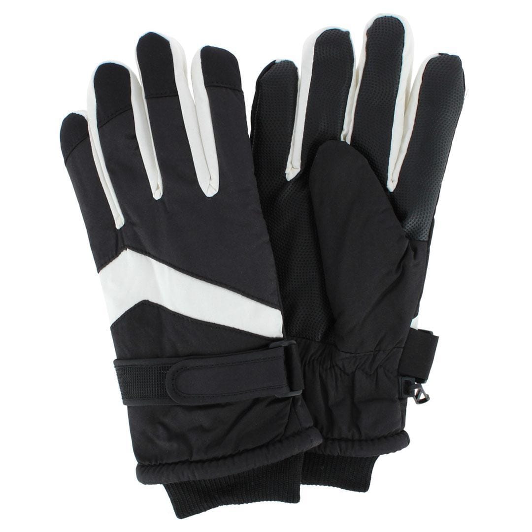 CTM® Adult Winter Ski Gloves with Extended Cuff and Wrist Strap by Wootie