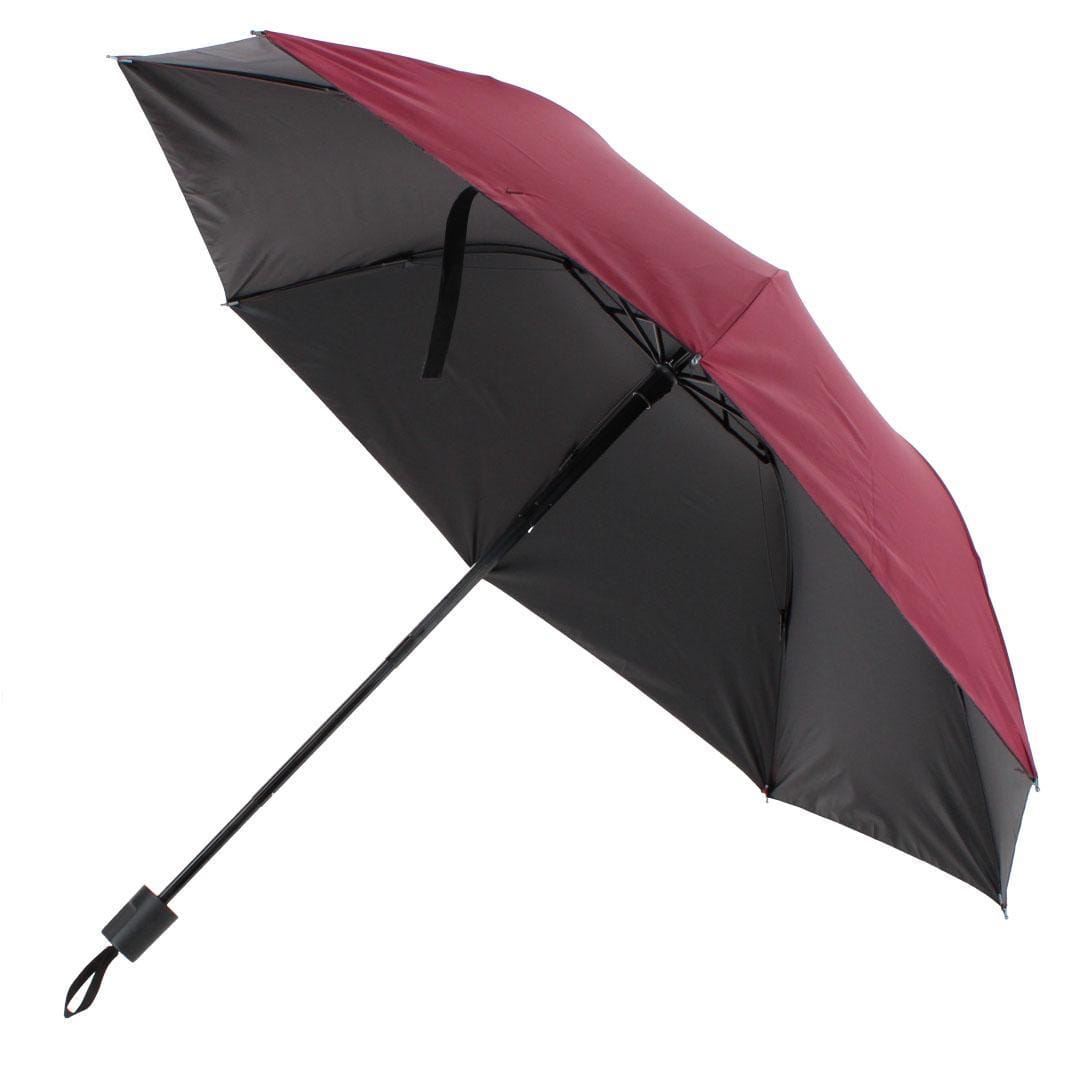 CTM® Adult Basic Compact Umbrella by Wootie - Burgundy
