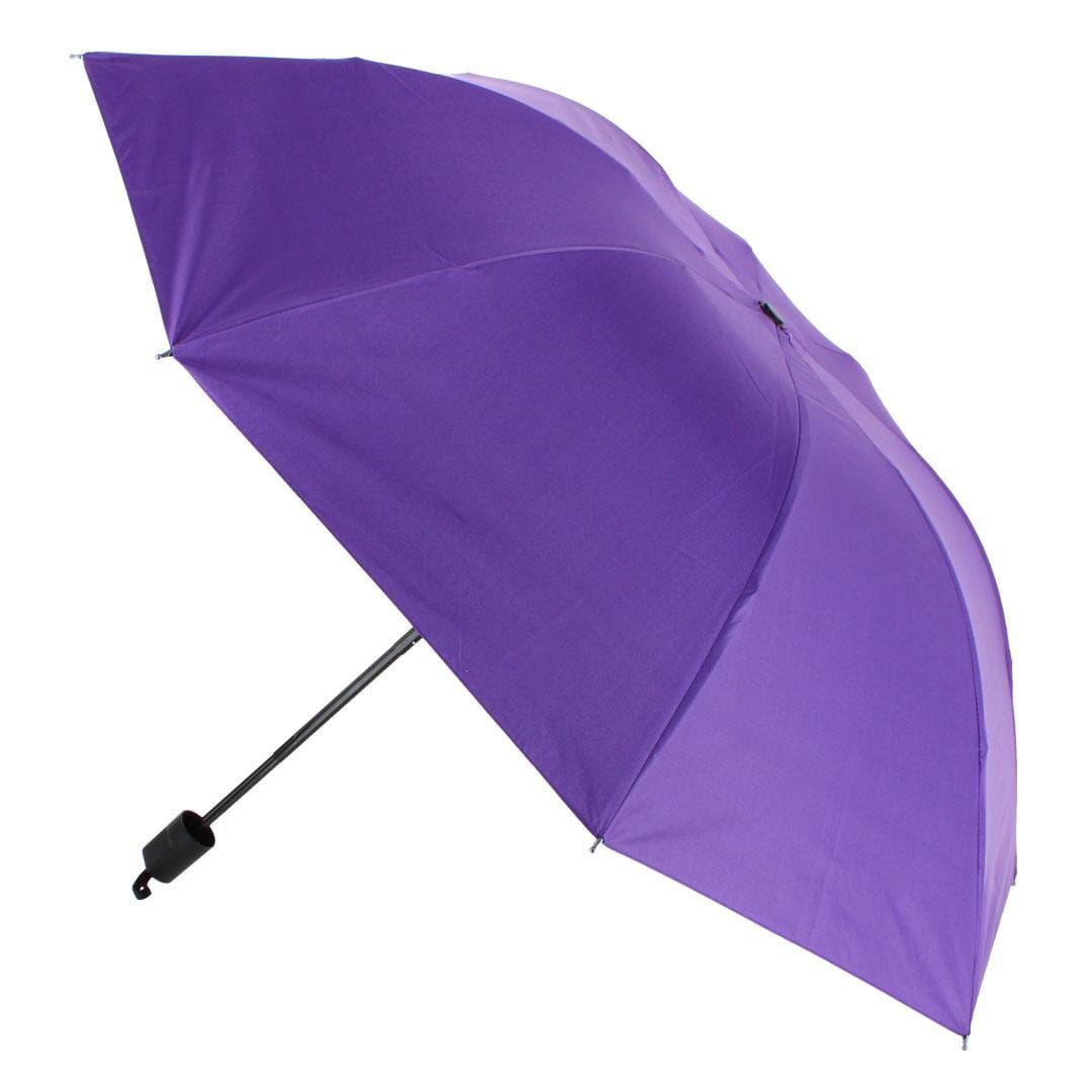 CTM® Adult Basic Compact Umbrella by Wootie - Purple