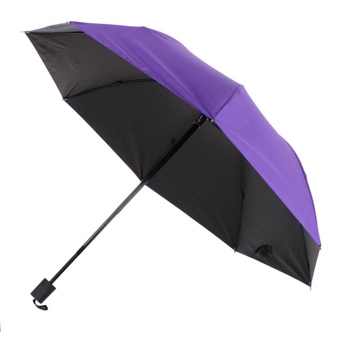 CTM® Adult Basic Compact Umbrella by Wootie - Purple