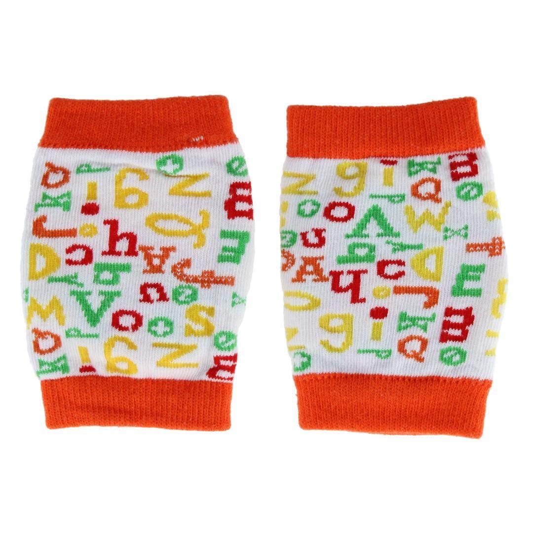 CTM® Baby's Novelty Print Knee Pads by Wootie - Orange/Lion
