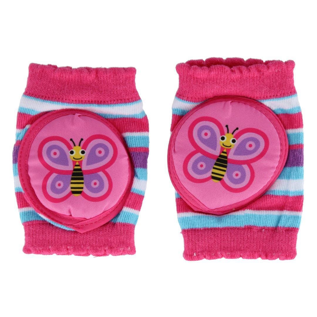 CTM® Baby's Novelty Print Knee Pads by Wootie - Pink/Butterfly