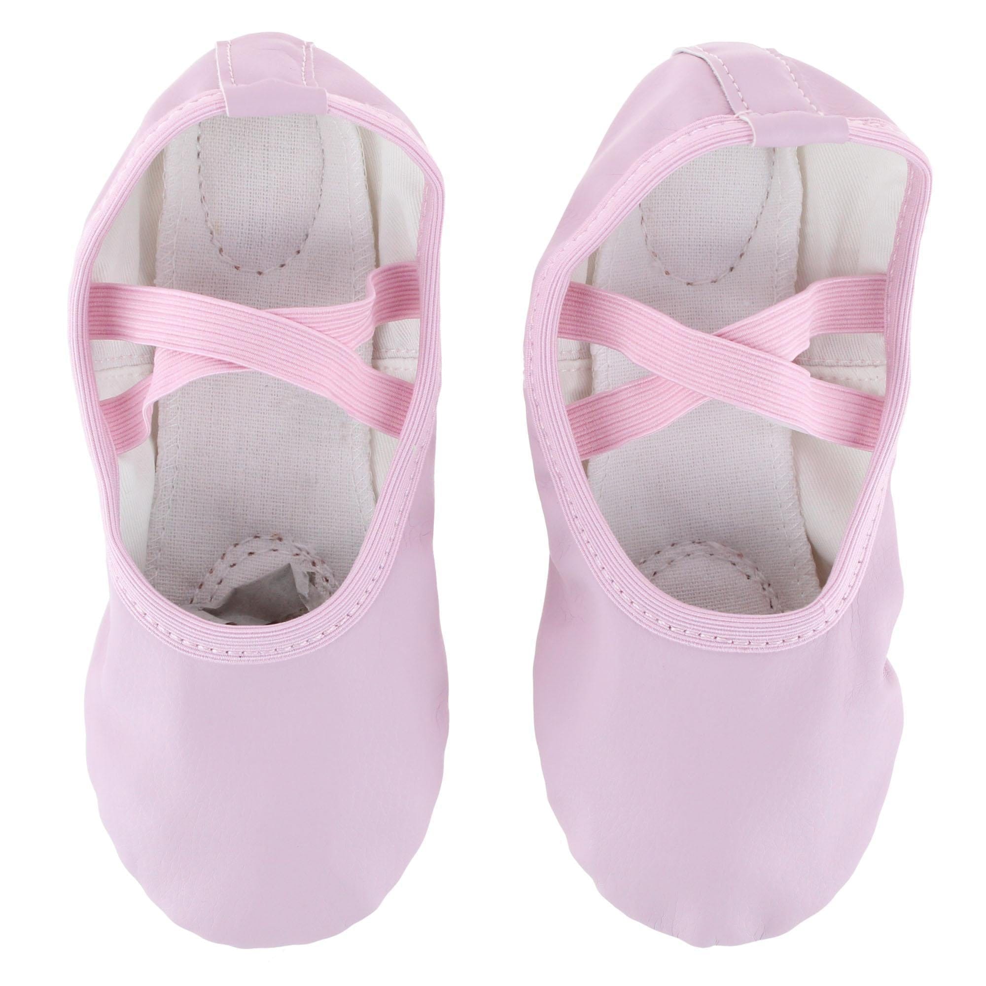 CTM® Girl's Ballerina Slippers by Wootie - Pink