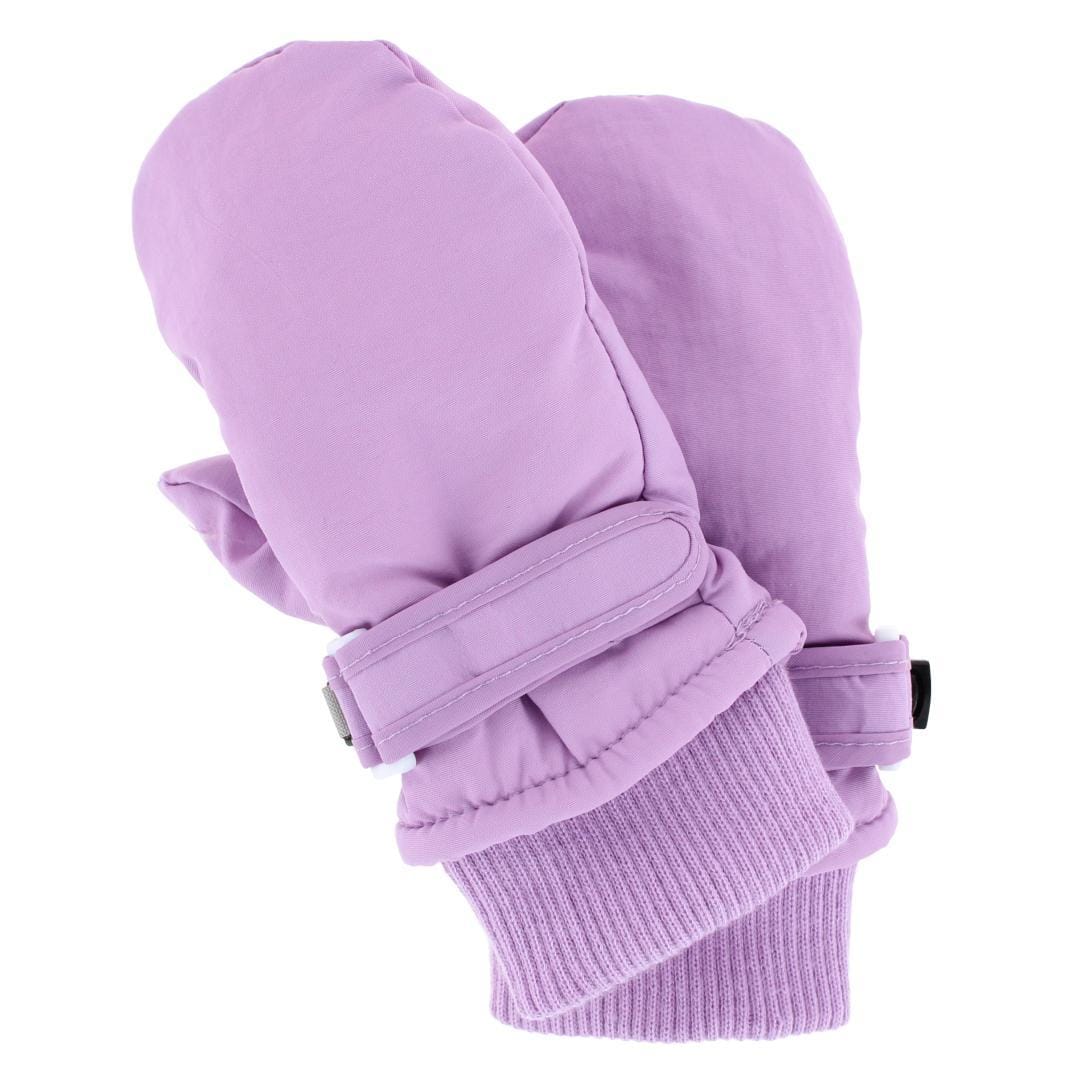 CTM® Kids' Winter Ski Mitten with Extended Cuff and Wrist Strap by Wootie - Purple