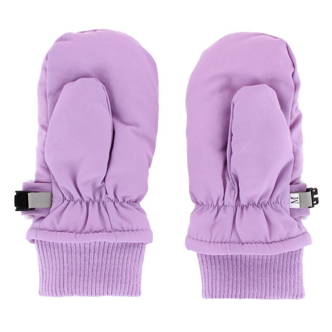 CTM® Kids' Winter Ski Mitten with Extended Cuff and Wrist Strap by Wootie - Purple