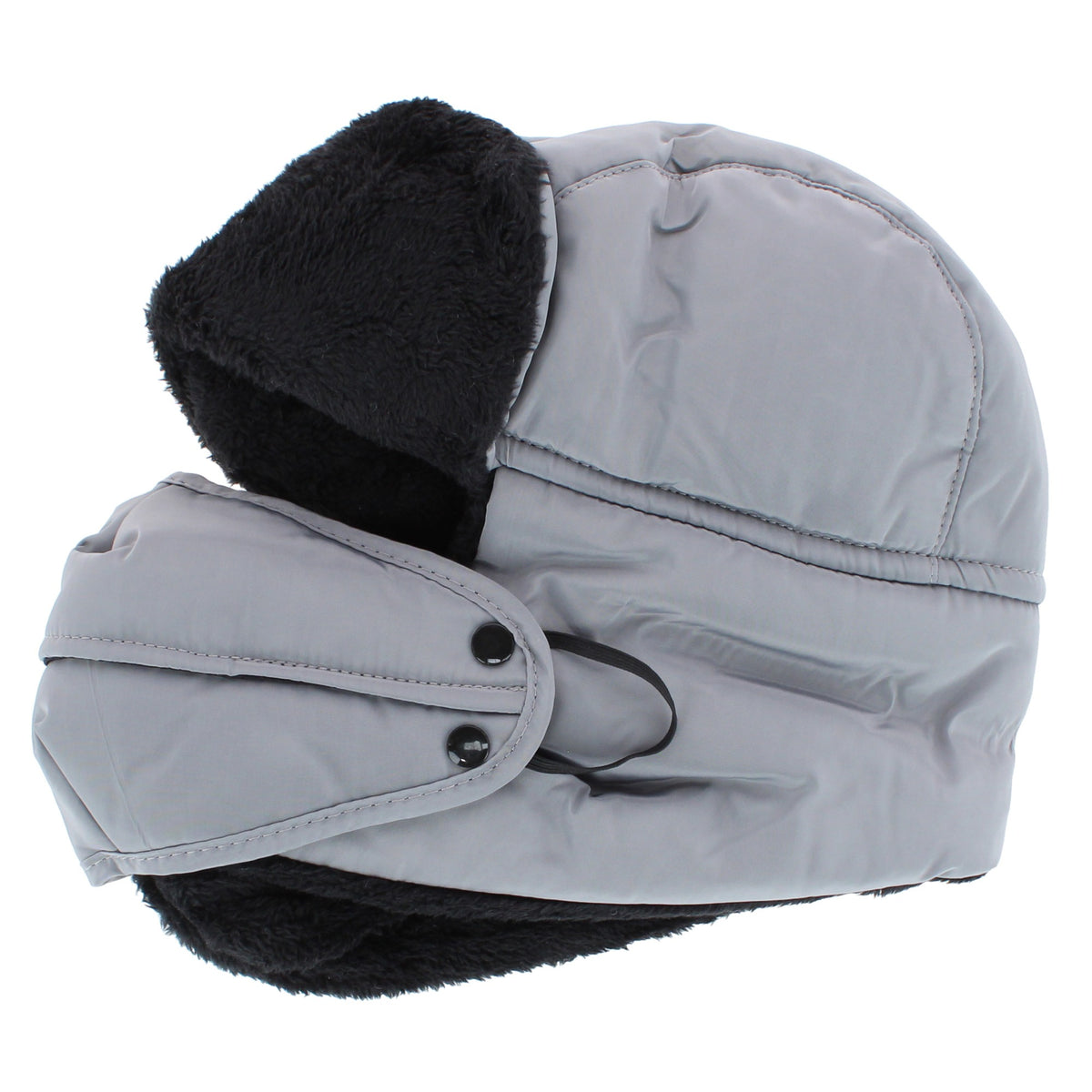 CTM® Kids' Winter Trapper Hat with Detachable Face Mask by Wootie - Kids' Winter Trapper Hat with Detachable Face Mask by Wootie
