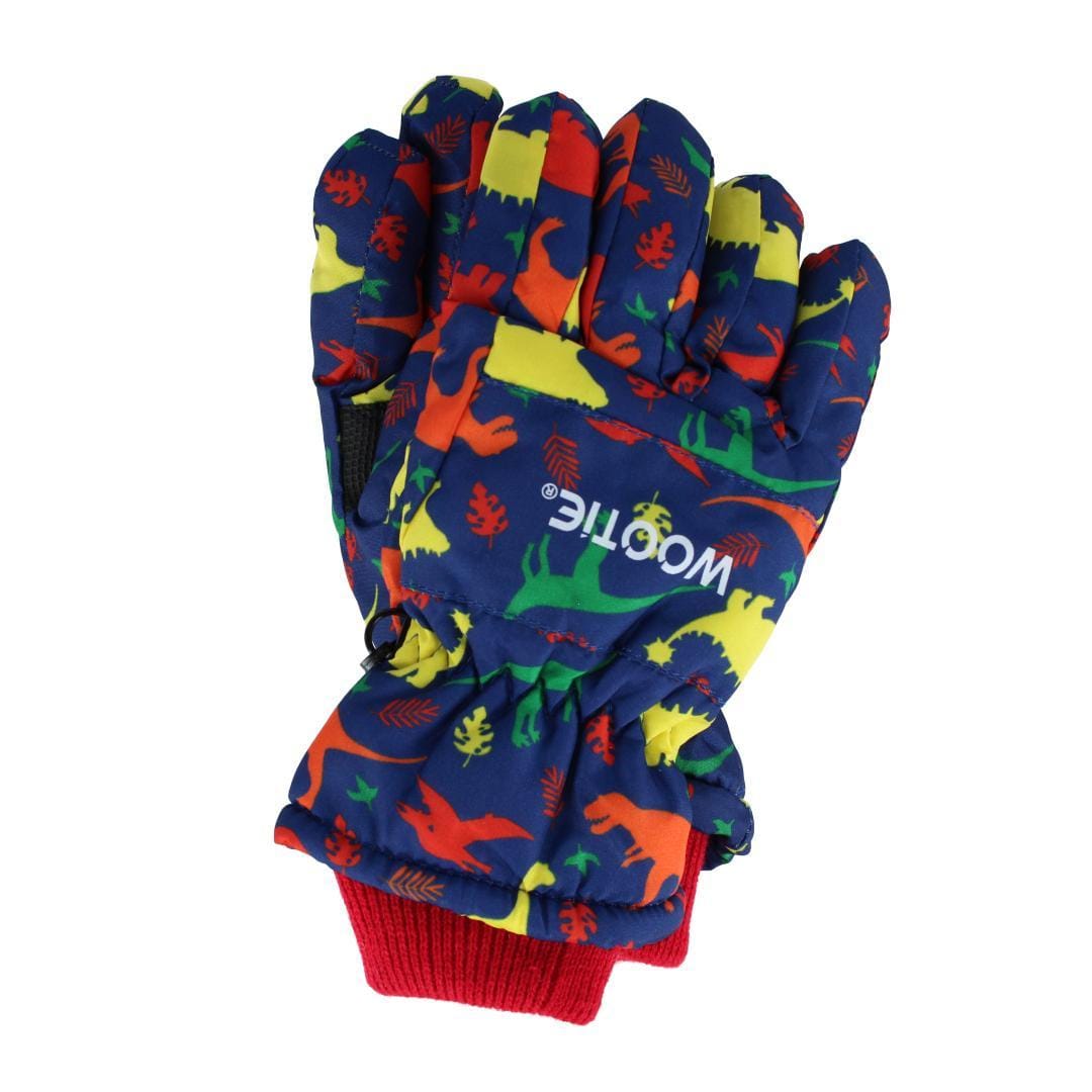 CTM® Kids' Print Design Winter Ski Gloves by Wootie - Kids' Print Design Winter Ski Gloves by Wootie