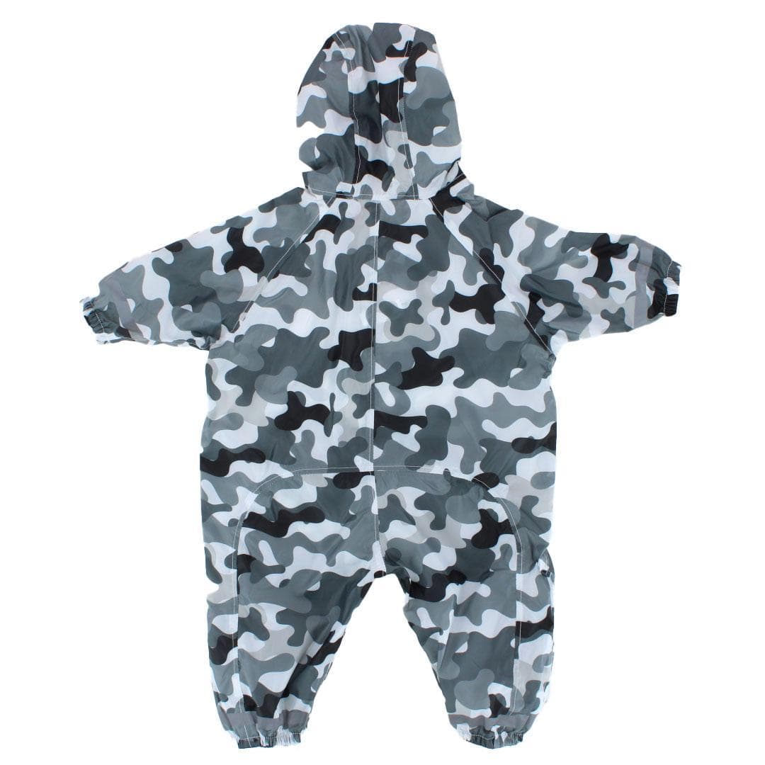 CTM® Infant Waterproof Rainsuit with Reflective Stripes by Wootie - Camo