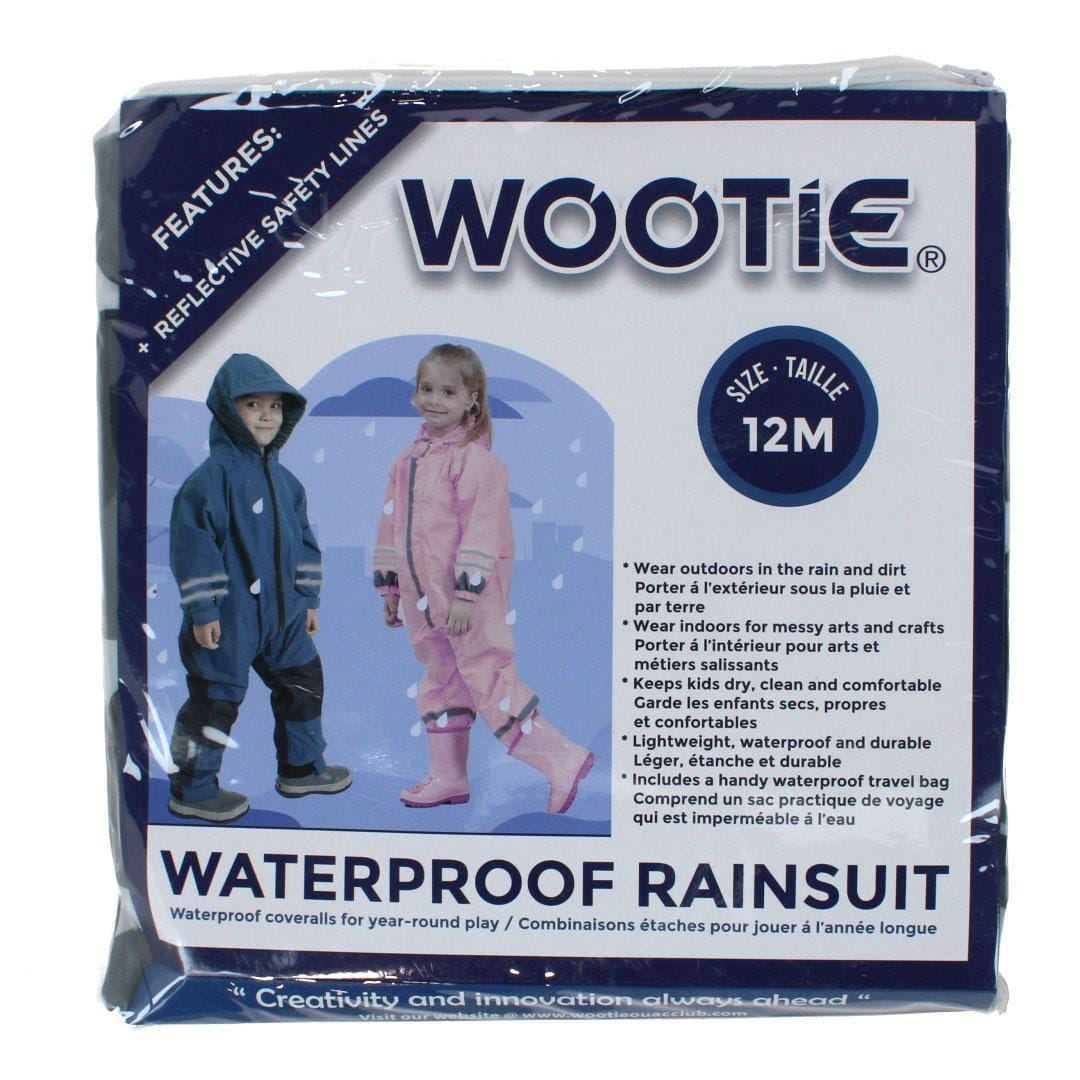 CTM® Infant Waterproof Rainsuit with Reflective Stripes by Wootie - Camo