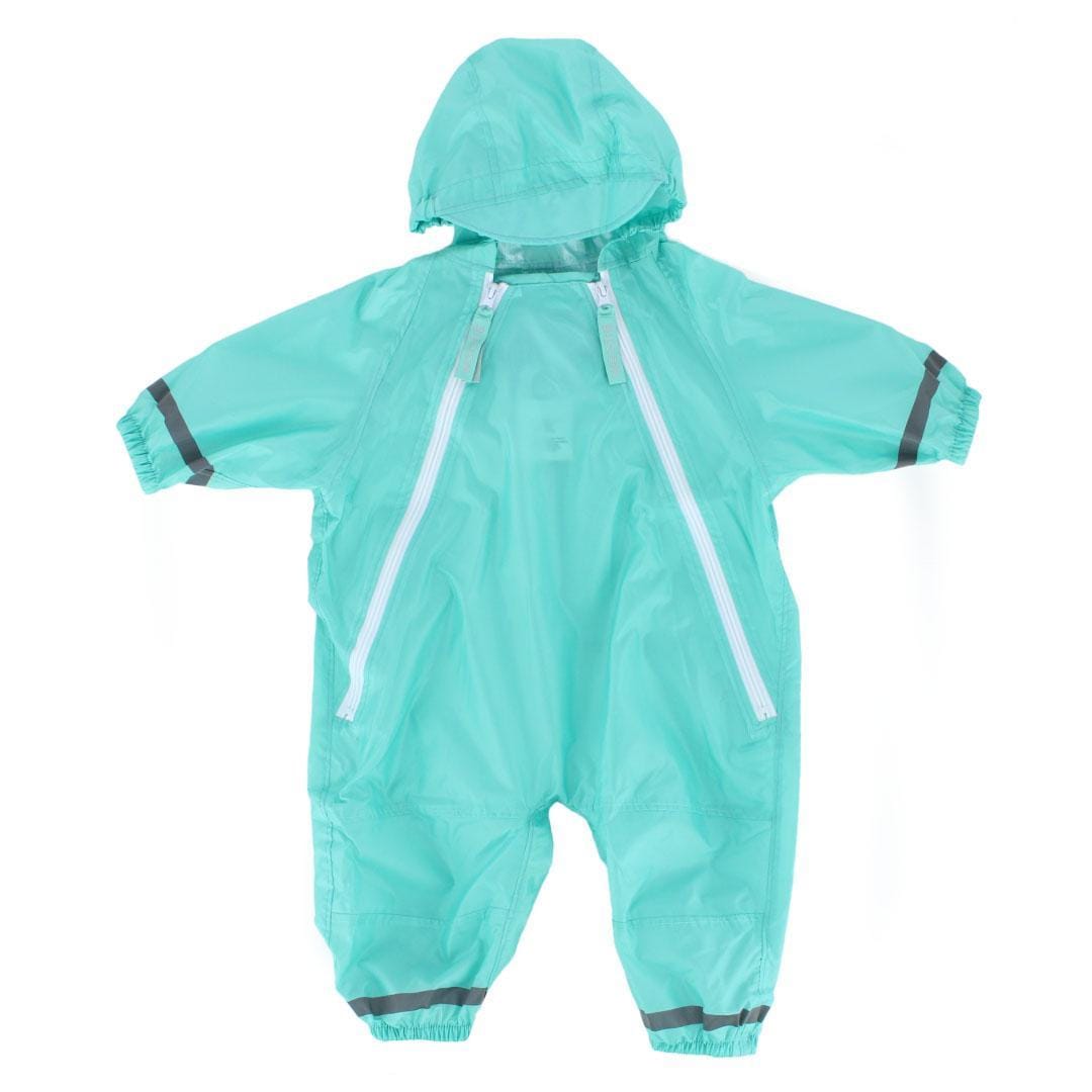 CTM® Toddler Waterproof Rainsuit with Reflective Stripes by Wootie - Toddler Waterproof Rainsuit with Reflective Stripes by Wootie