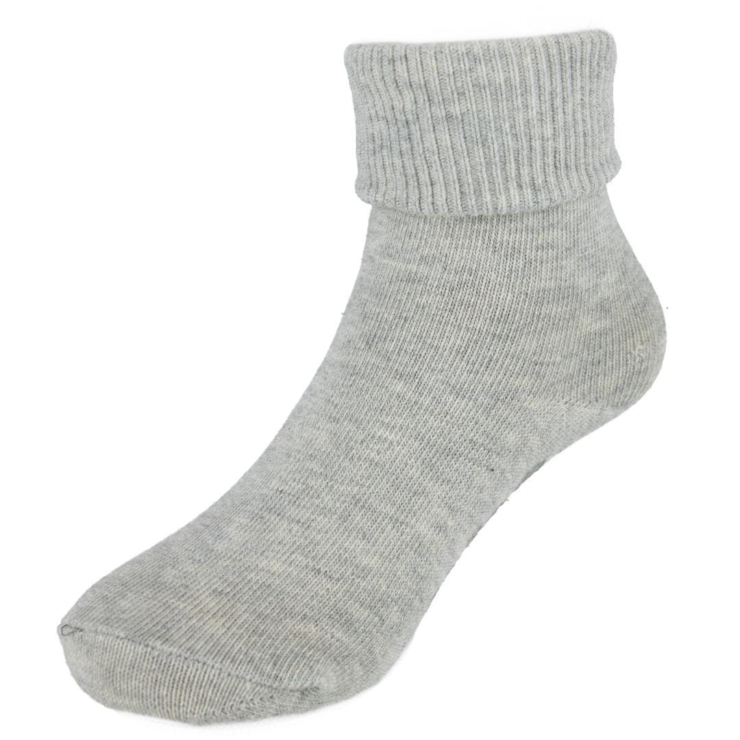 CTM® Baby's Soft Triple Roll Socks by Wootie (3 Pack) - Navy, Grey, and White