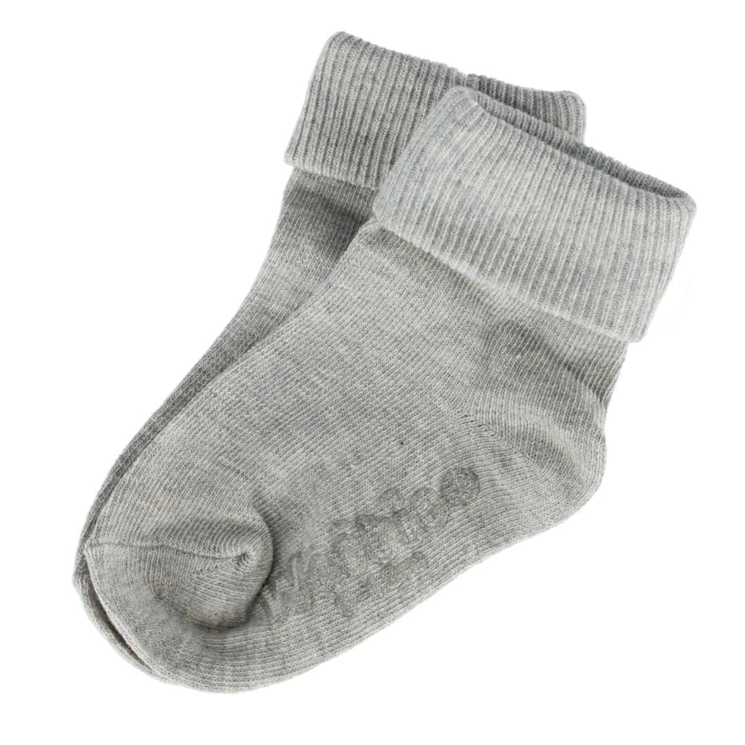 CTM® Baby's Soft Triple Roll Socks by Wootie (3 Pack) - Navy, Grey, and White