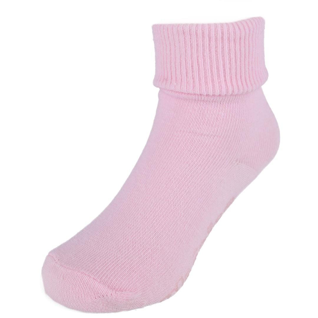 CTM® Baby's Soft Triple Roll Socks by Wootie (3 Pack) - Pink, Fucshia, Pink