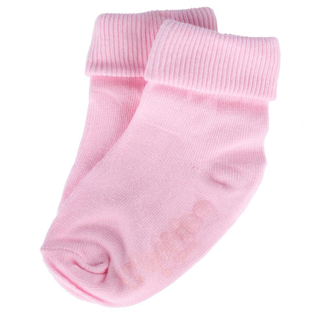 CTM® Baby's Soft Triple Roll Socks by Wootie (3 Pack) - Pink, Fucshia, Pink