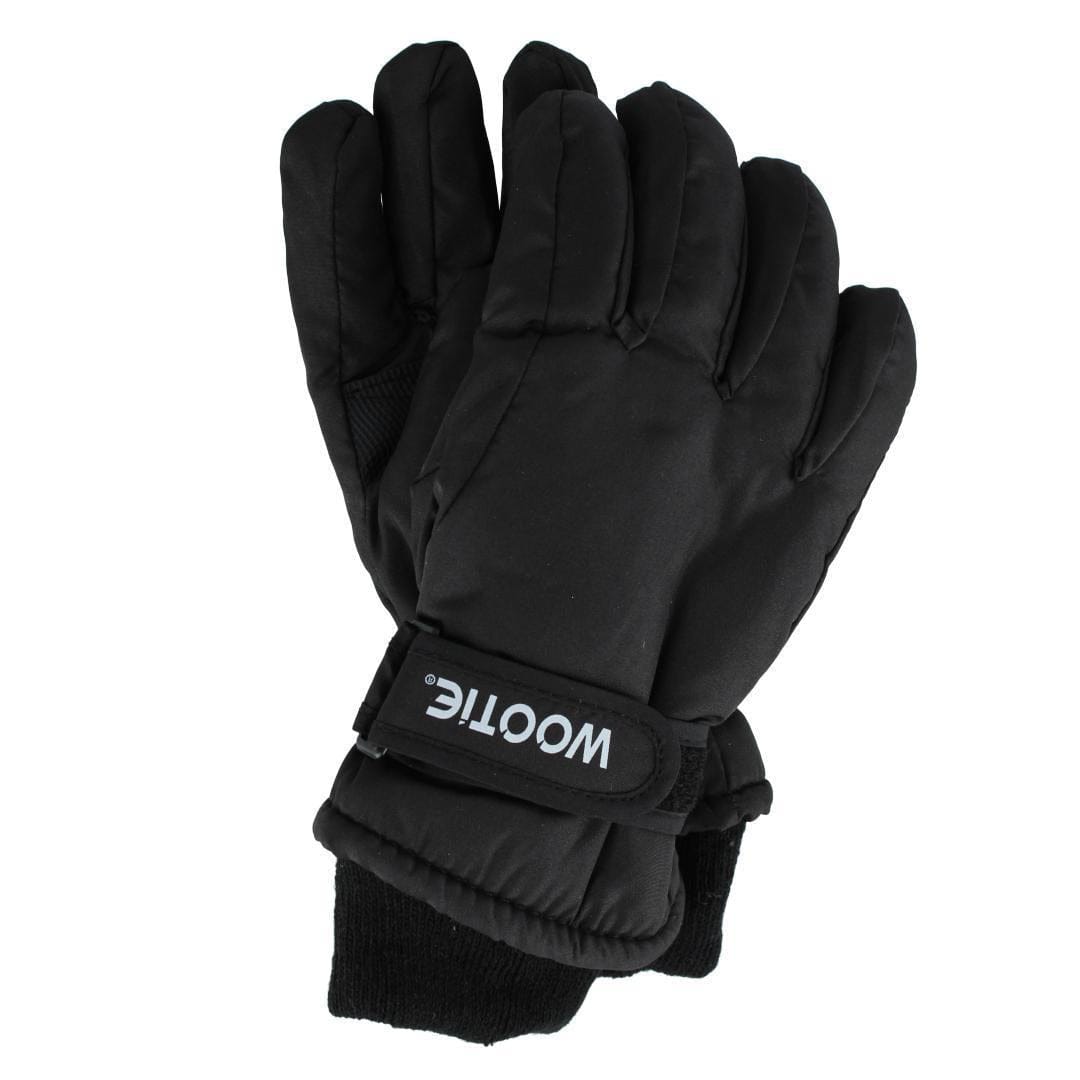 CTM® Kids' Solid Color Winter Ski Glove with Wrist Strap by Wootie