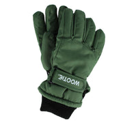 Kids' Solid Color Winter Ski Glove with Wrist Strap by Wootie
