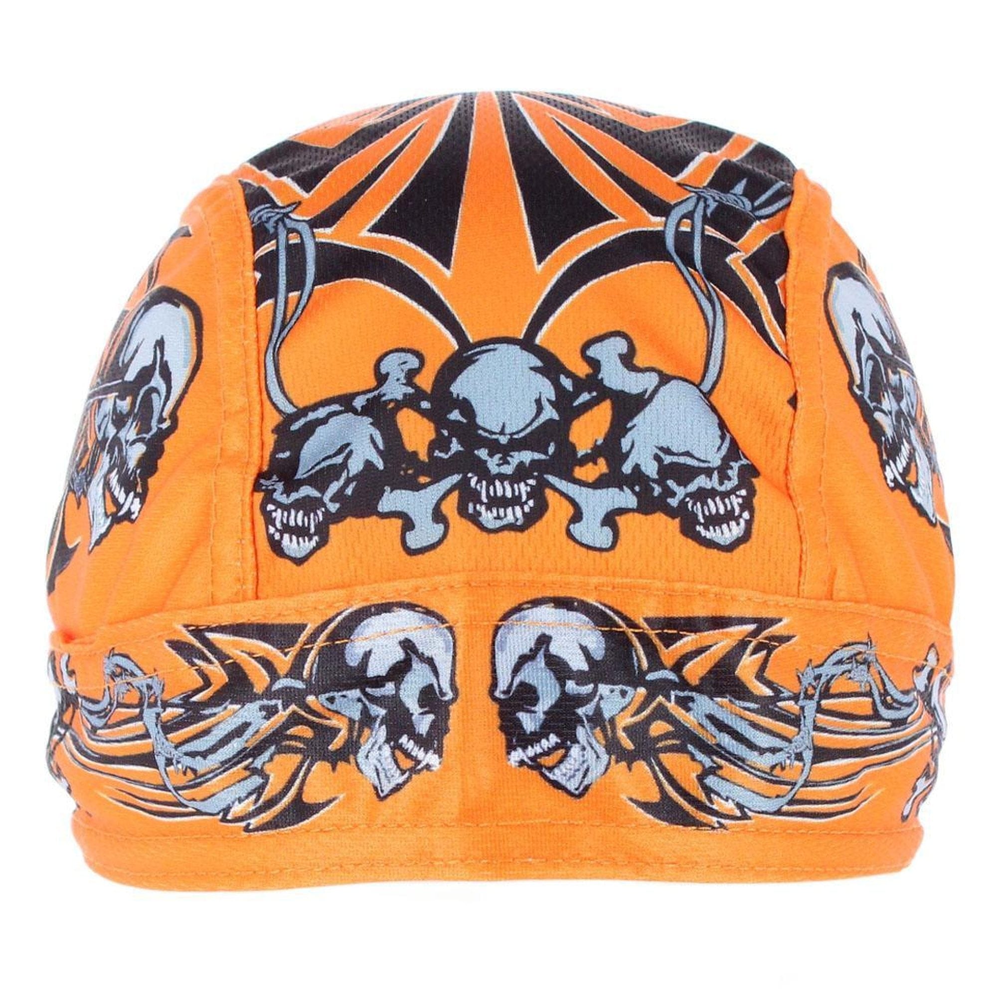 CTM® Men's Biker Skull Cap Bundle - 3 Pack - Multiple