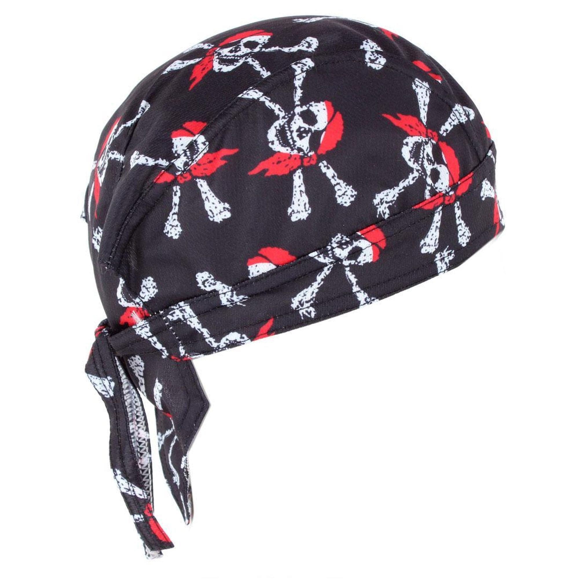 CTM® Men's Biker Skull Cap Bundle - 3 Pack - Multiple