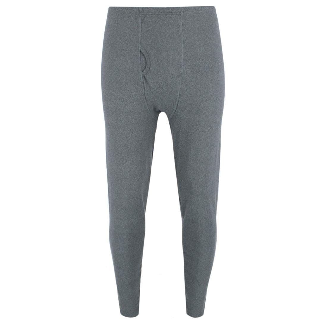 CTM® Men's Big & Tall Insulated Thermal Underwear Set by Wootie - Dark Grey