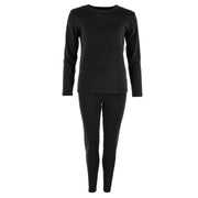 Women's Insulated Thermal Underwear Long Sleeve and Pant Set by Wootie