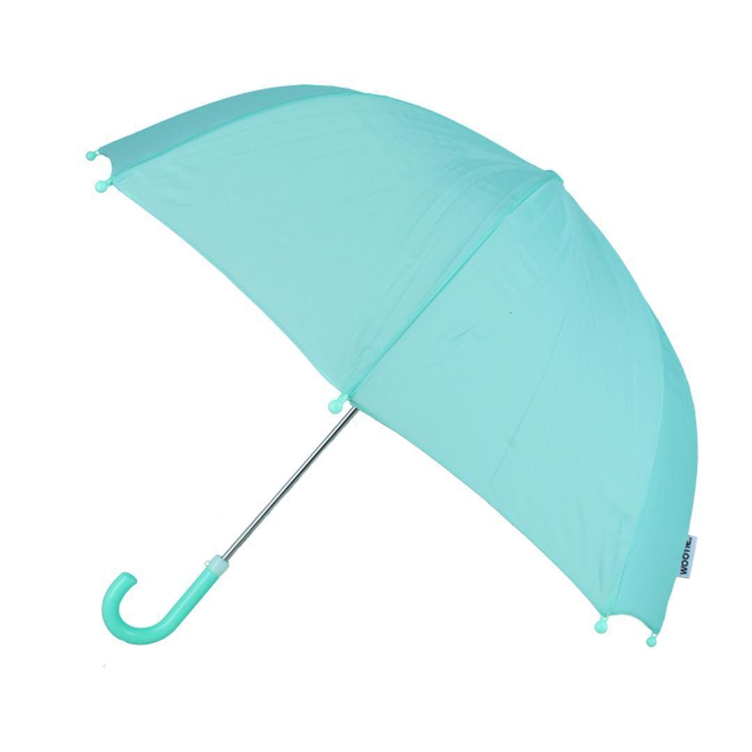 CTM® Little Kid's Easy Open Hook Stick Umbrella by Wootie - Mint