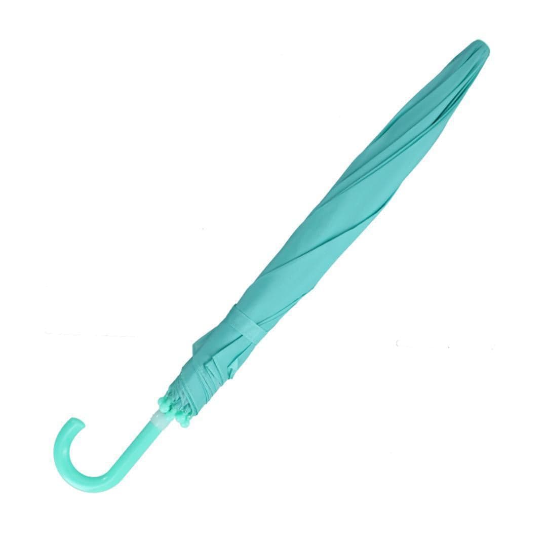 CTM® Little Kid's Easy Open Hook Stick Umbrella by Wootie - Mint