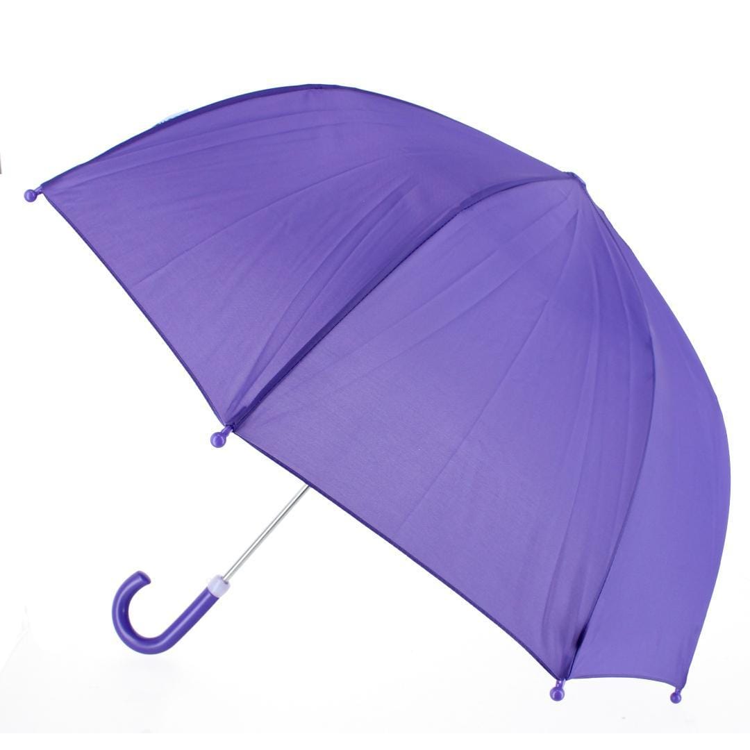 CTM® Little Kid's Easy Open Hook Stick Umbrella by Wootie - Purple