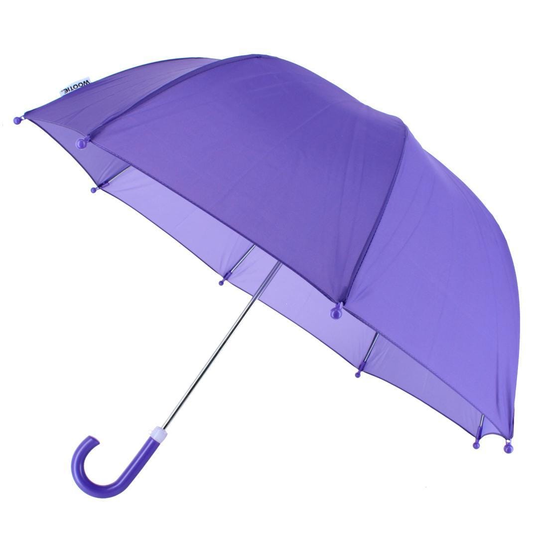 CTM® Little Kid's Easy Open Hook Stick Umbrella by Wootie - Purple