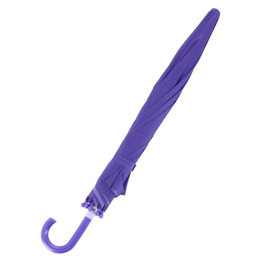 CTM® Little Kid's Easy Open Hook Stick Umbrella by Wootie - Purple