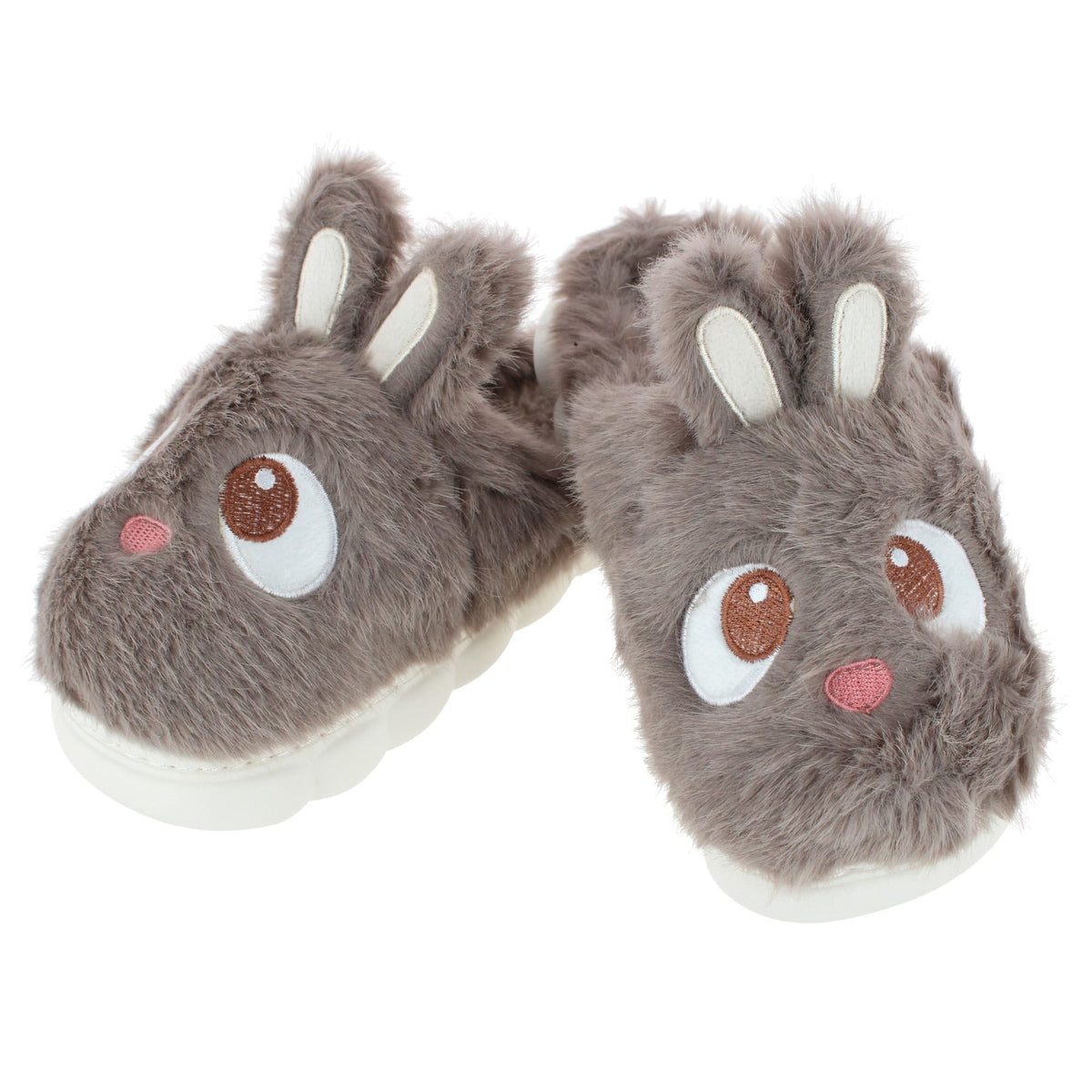 CTM® Kids' and Toddler Plush Bunny Rabbit House Slippers by Wootie