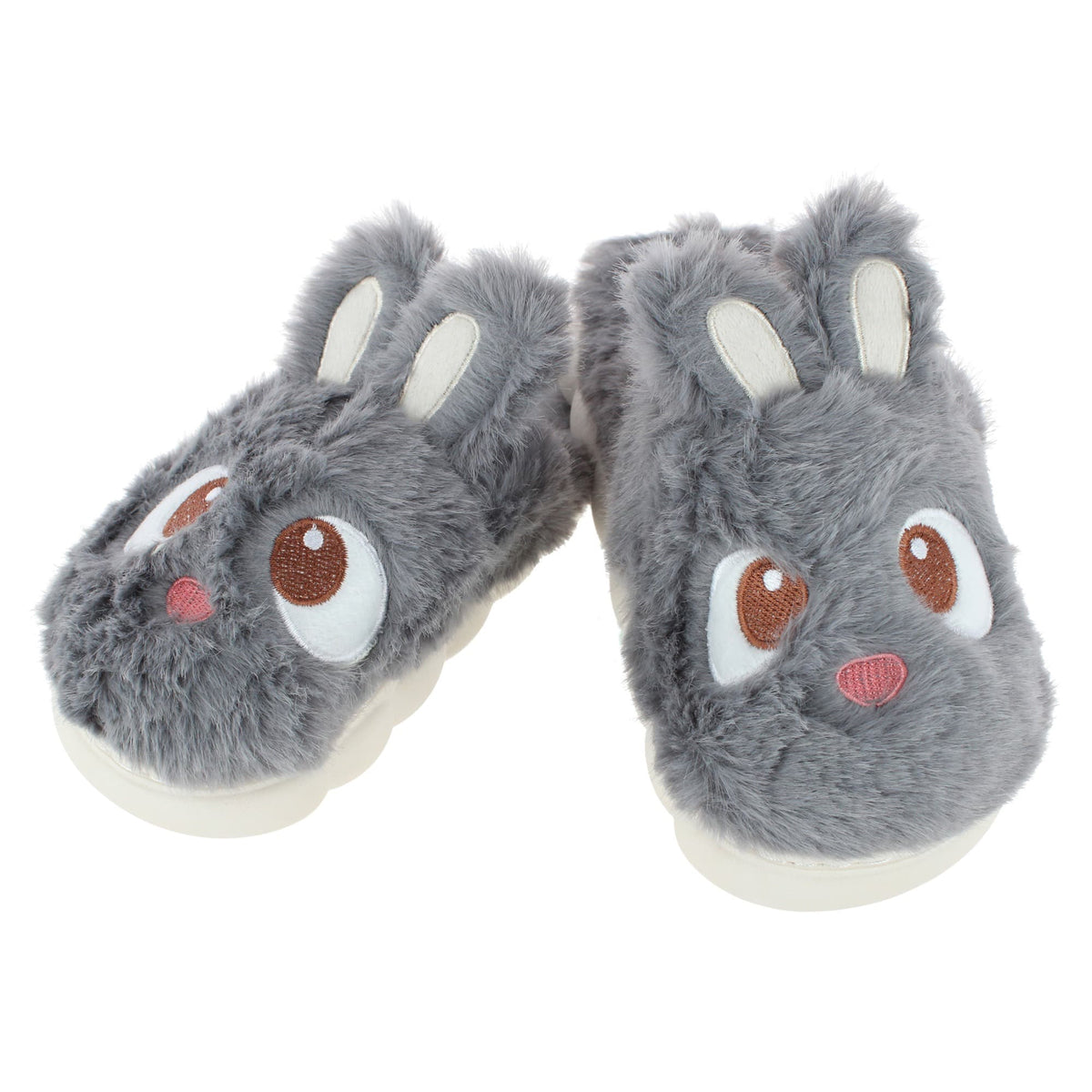 CTM® Kids' and Toddler Plush Bunny Rabbit House Slippers by Wootie