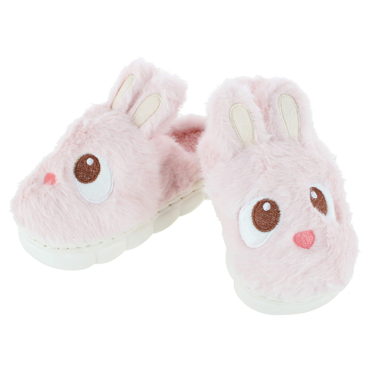 CTM® Kids' and Toddler Plush Bunny Rabbit House Slippers by Wootie