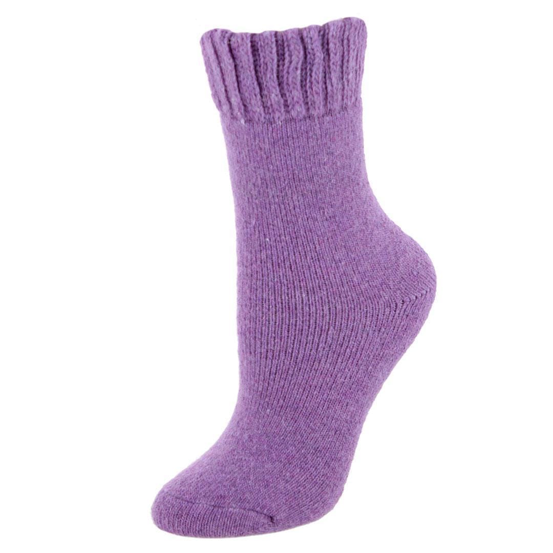CTM® Women's Cozy and Colorful Lounge Socks by Wootie(1 Pair)