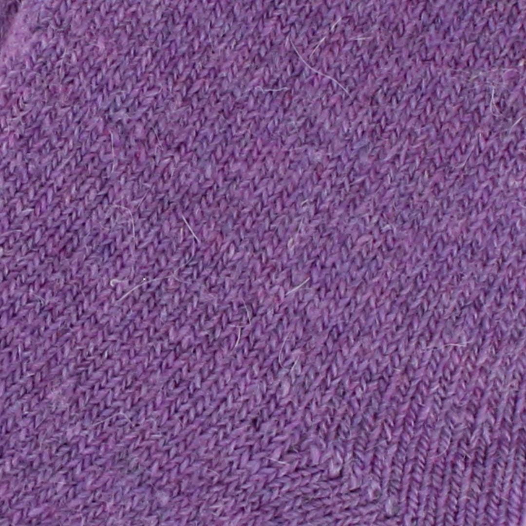 CTM® Women's Cozy and Colorful Lounge Socks by Wootie(1 Pair) - Purple