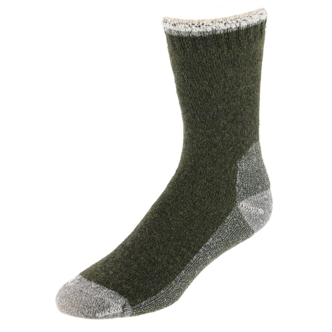 CTM® Men's Sherpa Lined Cabin Socks by Wootie (1 Pair)